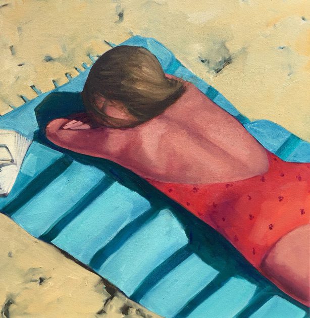 Beach Day 20x20