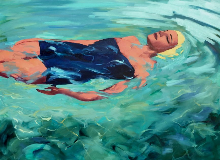 Floating in Love 51x70 inches
